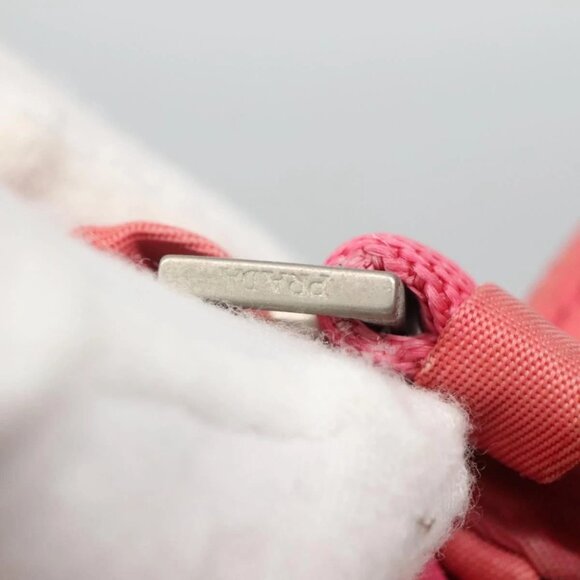 PRADA Accessory Pouch Nylon Pink Silver Auth 136404 - Picture 10 of 16